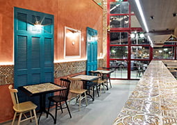 Mostrador restaurante kosmopolitikon