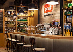 Mostrador cafeteria pont